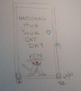 Read more about the article My Cat And National Hug Your Cat Day © ~ Katrina Curtiss 6/4/21