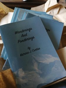 Read more about the article My First Book Is For Sale! “Wanderings And Ponderings” by Katrina Curtiss